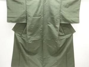 アンティーク　手織り紬単衣着物